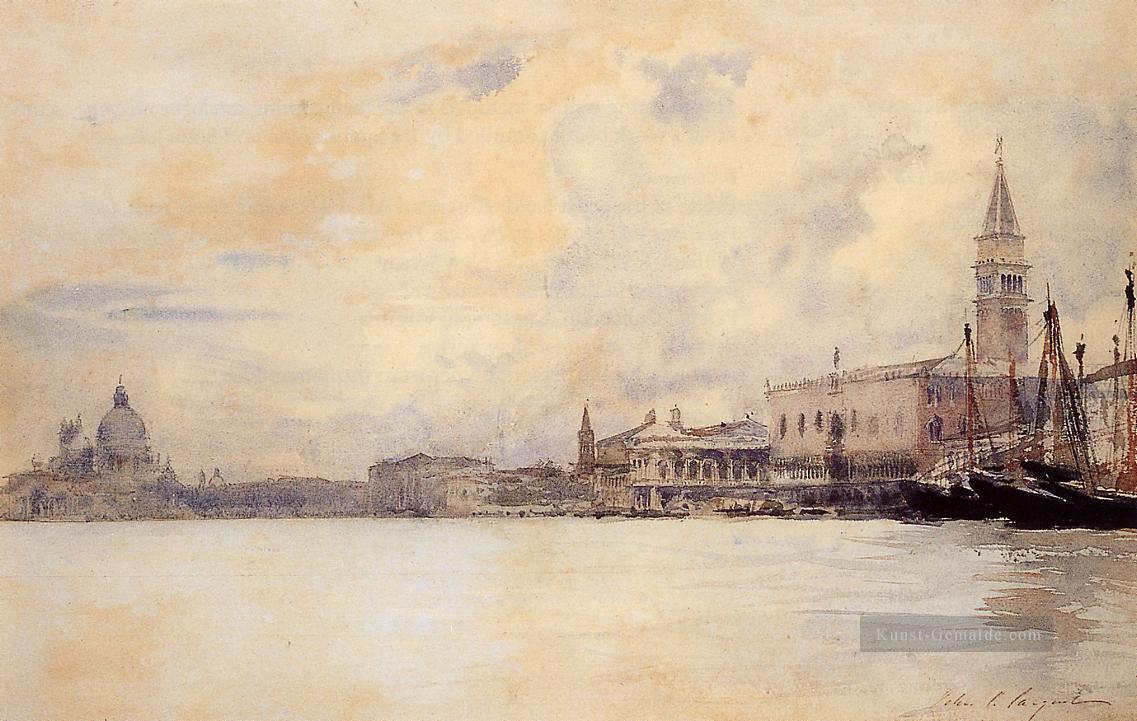 Der Eingang zum Grand Canal John Singer Sargent Venedig Ölgemälde